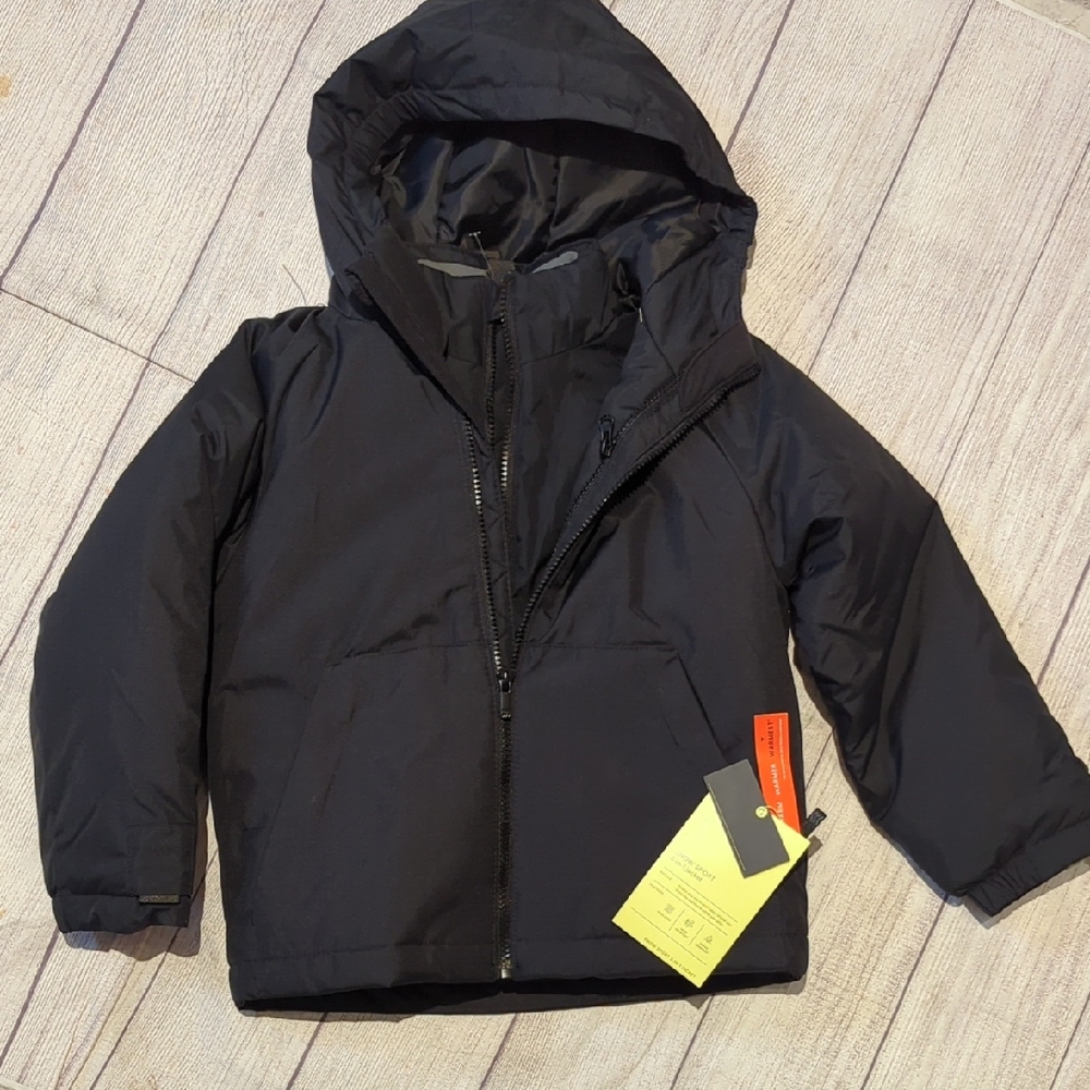 All in Motion Charcoal Kids Puffer Coat